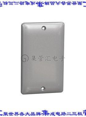 SQWS140001GY 连接器接插件1 GANG BLANK MATTE WALL PLATE GY