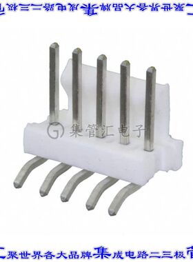644875-5 连接器接插件CONN HEADER R/A 5POS 2.54MM