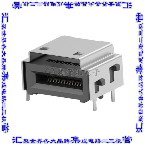 2345808-4 连接器接插件28RECEPT ASSY, RA, 28 POS, SLIVE