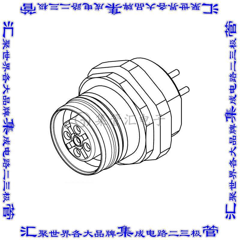 1204040017 连接器接插件REC U12 5P AC FE PG9 FM SOL BRAS