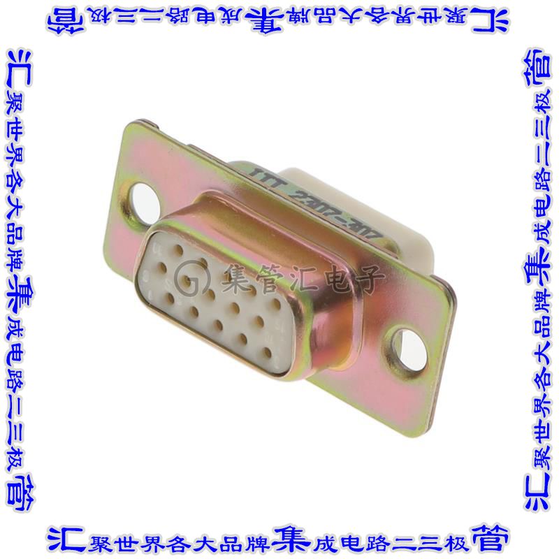 M24308/2-286F 连接器接插件DSUB SOCKET 15CONTACTS