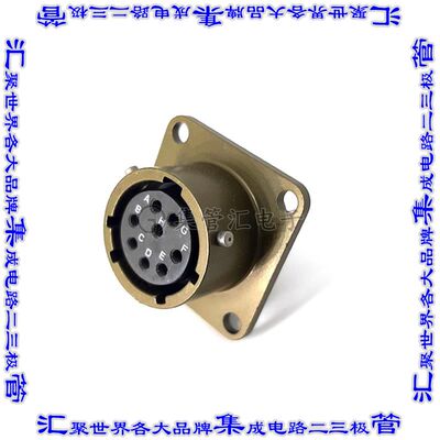 MSW02E12-8S 连接器接插件BOX MOUNT RECEPTACLE, ENVIRONMEN