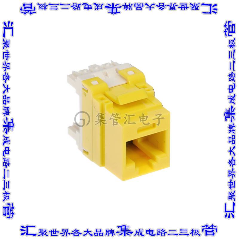NK6X88MYL-Q 连接器接插件NETKEY CAT6A PUNCHDOWN JACK MODU