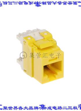 NK6X88MYL-Q 连接器接插件NETKEY CAT6A PUNCHDOWN JACK MODU