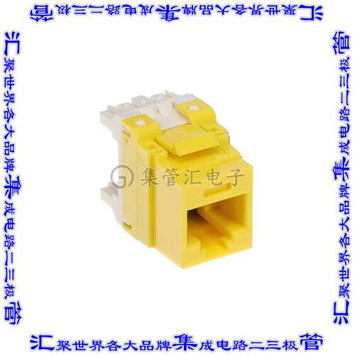 NK6X88MYL-Q 连接器接插件NETKEY CAT6A PUNCHDOWN JACK MODU