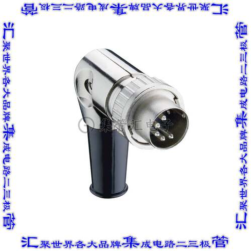 0134 05 连接器接插件DIN PLUG ANGULAR BAYONETLOCK 5P