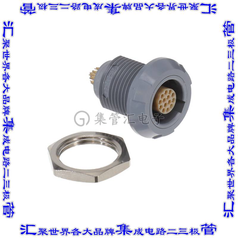 PLG.M1.4SL.LG 连接器接插件CONN RCPT FMALE 14P SOLDER CUP