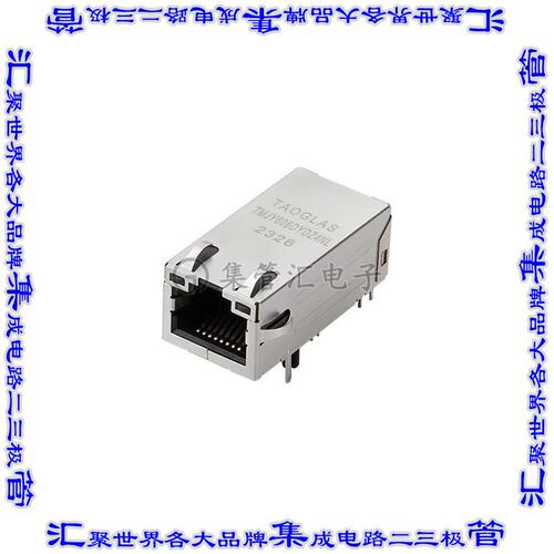 TMJY606DYDZ4NL 连接器接插件RJ45 ICM, 10G BASE-T, 1X1, TAB U
