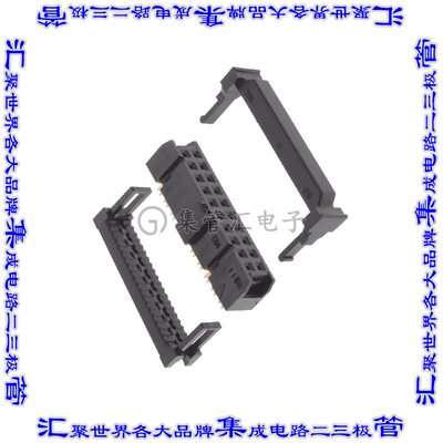D2553WVC-220-P0BKG1 连接器接插件CONN RCPT 20POS IDC 28AWG GO