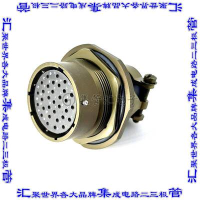 MSW07E22-32S-SR 连接器接插件JAM NUT RECEPTACLE, WITH STRAIN