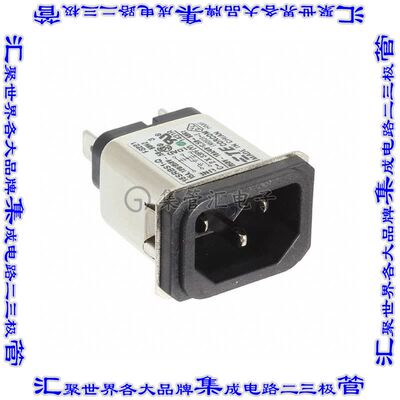 1-6609987-9 连接器接插件PWR ENT RCPT IEC320-C14 PANEL QC