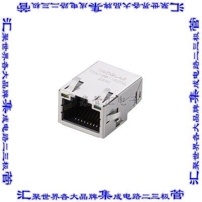 TMJ19911ADNL 连接器接插件RJ45 ICM, 10/100 BASE-T, 1X1, LO