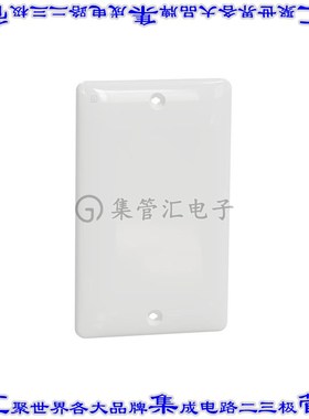 SQWS140001WH 连接器接插件1 GANG BLANK MATTE WALL PLATE WH