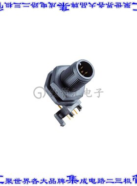 MSAP-05PMMR-SF8003 连接器接插件CONN M12 MALE RA 5PIN PLAST S