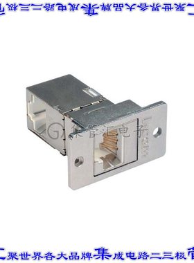 ECF504-SR6A 连接器接插件CAT6A RJ45 SHD RA PNL CPLR KIT
