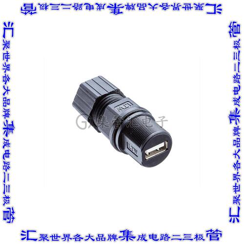 UA-20BMFA-SL8001 连接器接插件CONN RCP USB2.0 TYPEA 4P PNL MN
