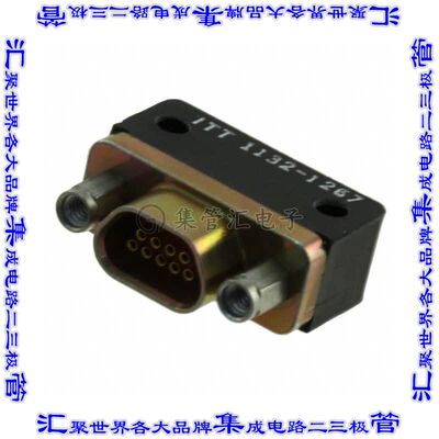 MDM-9SCBRP 连接器接插件CONN MICRO-D RCPT 9POS R/A SLDR