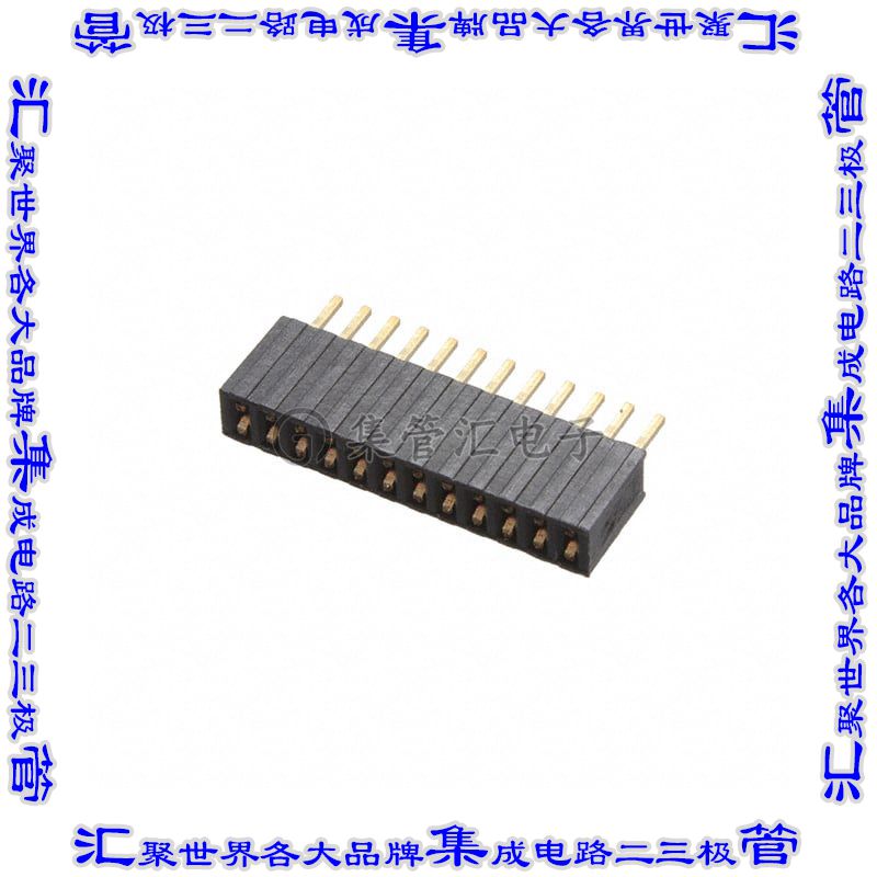 HRS-1B-12-GA 连接器接插件RECEPTACLE STRIP, 1.27MM, VERTIC