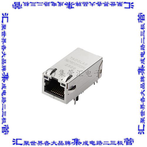 TMJY001DYDZ5NL 连接器接插件RJ45 ICM, 5G BASE-T, 1X1, TAB UP