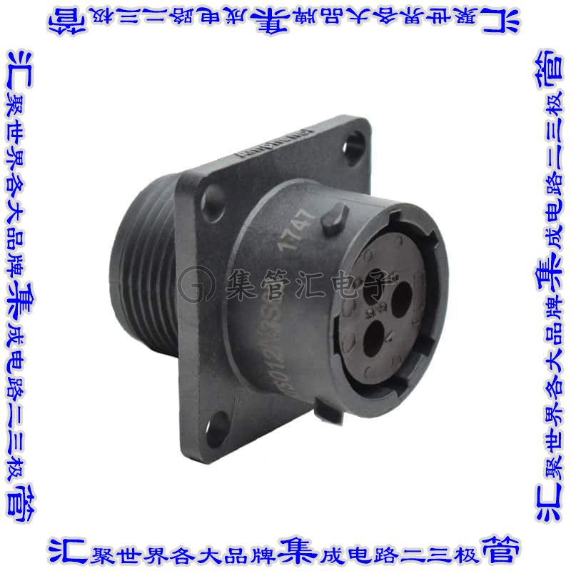 RTS012N3S03 连接器接插件CONN RCPT HSG FMALE 3POS PNL MNT