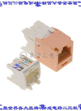 CJ688TGPK 连接器接插件MINI-COM MODULE, CAT 6, UTP, 8 P