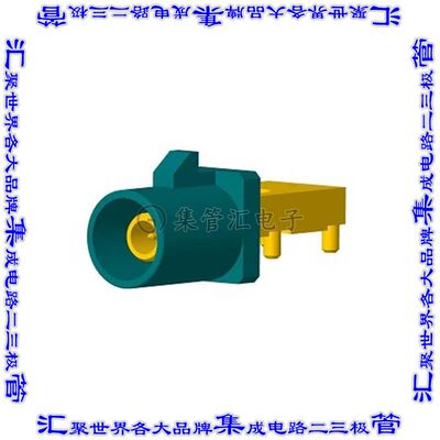 2FA1-WZSP-PCBA3 连接器接插件CONN FAKRA PLUG R/A 50 OHM PCB