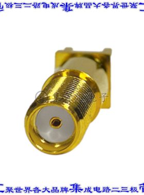SASF543GT 连接器接插件CONN SMA JACK BLKHD PCB 50 OHM