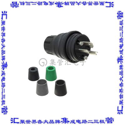 1301460032 连接器接插件PWR ENT PLUG NEMA5-15 STR SCREW
