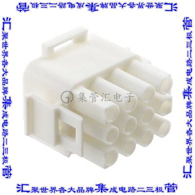 350735-4 连接器接插件CONN PLUG HSG 12POS