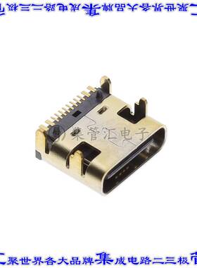 USB-CB16HTBTR 连接器接插件USB C TYPE 16P FEMALE WITH PEG 1