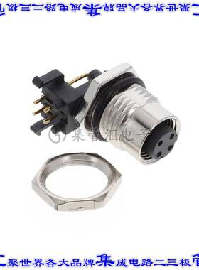 M12D-04PFFR-SF7003 连接器接插件M12 CONN RA DCODE MATED IP