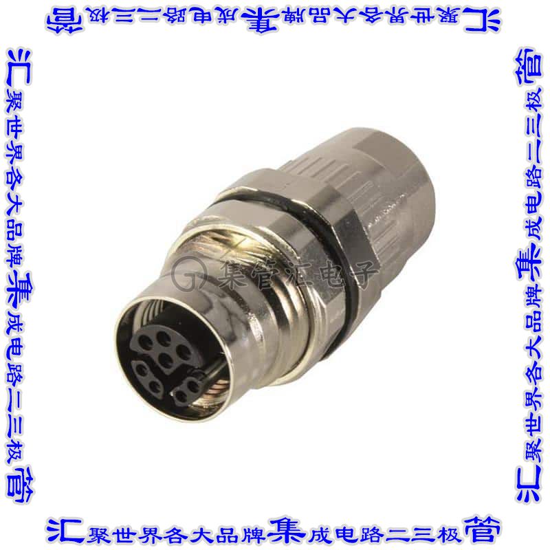 21038612825 连接器接插件M12 Y-CODE 8PIN, FEMALE, SHIELDE