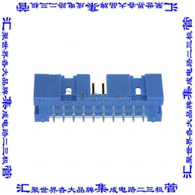 2-1761603-7 连接器接插件CONN HEADER VERT 20POS 2.54MM