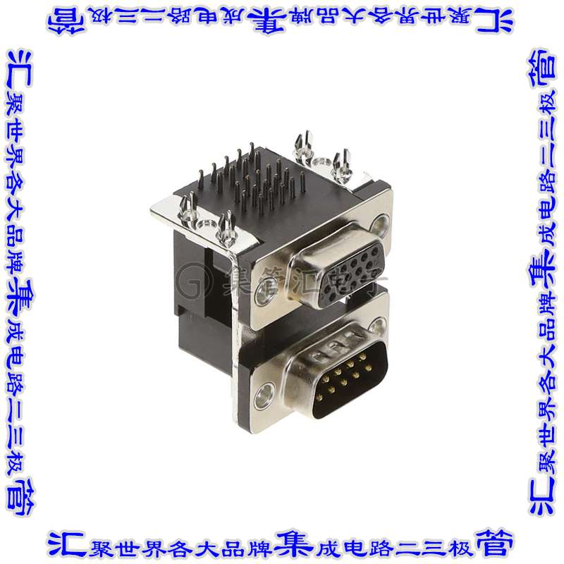 K42X-E9P/E15S-A4N 连接器接插件CONN D-SUB PLUG/RCPT 9/15POS R