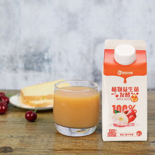 静宁苹果汁 植物益生菌发酵苹果汁285ml*8瓶整箱实惠装