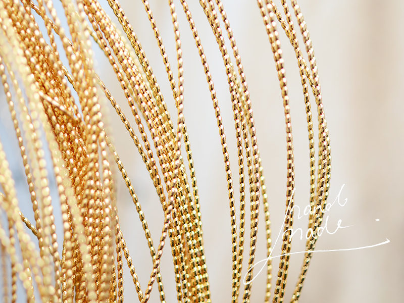 diy手工串珠镀金线