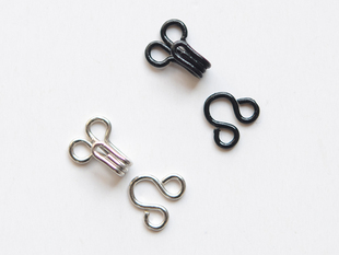 LF39 迷你风纪扣11mm总长 金属连接扣隐形搭扣娃衣暗扣服饰 5对