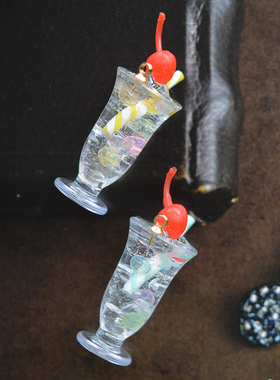 SW20 昭和波子汽水卡哇伊食玩逼真立体吊坠DIY手工材料配件1个