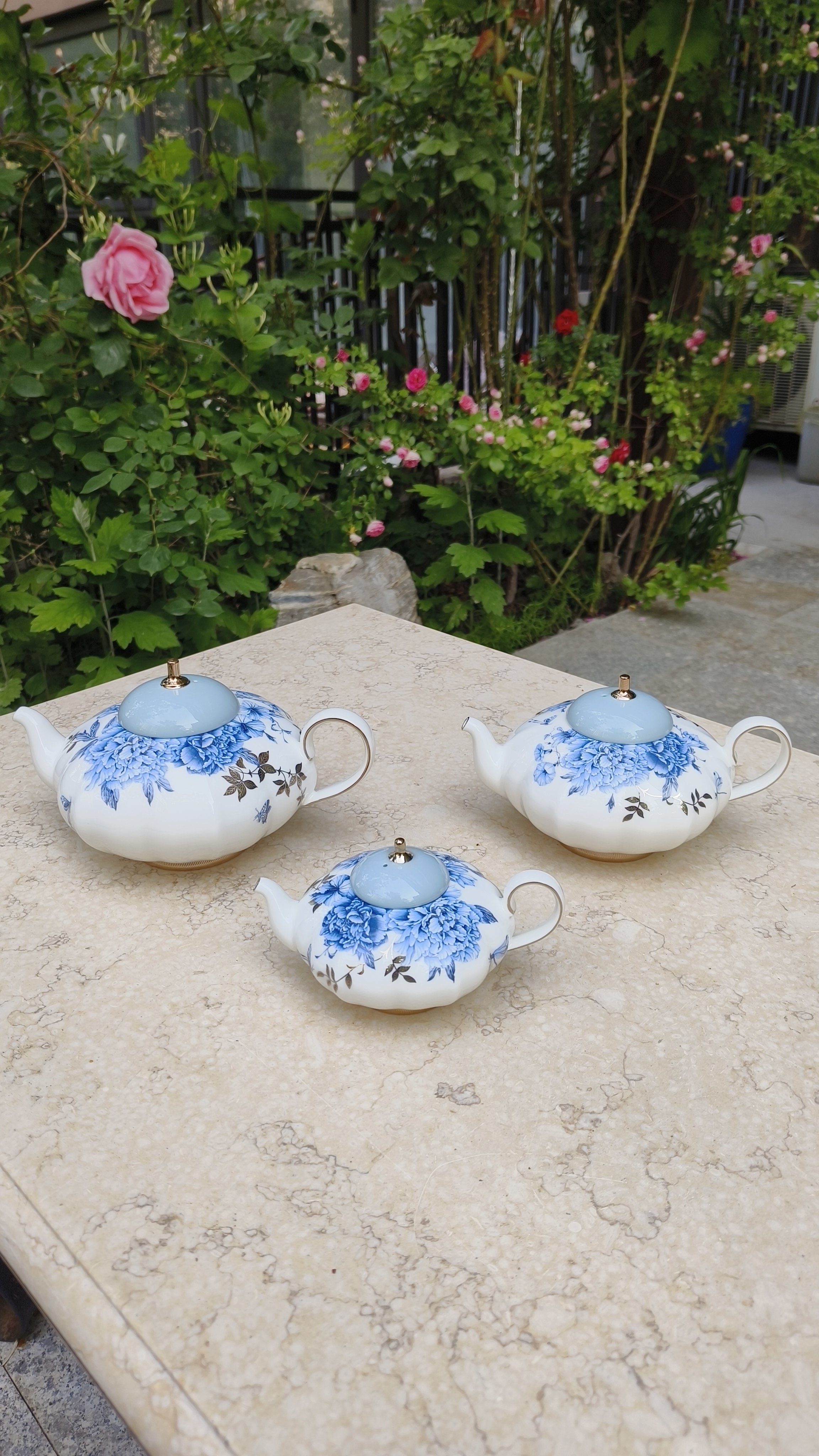 国瓷永丰瓷正品中秋礼铂金青花陶瓷茶壶配件大中小茶壶自选,餐饮具,茶壶,淘宝优惠券,粉丝福利购,淘宝优惠卷