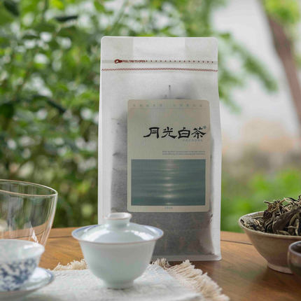 新包装|100g月光白 久泡不苦淡淡冰糖味 新手冲泡白茶散茶 游冬茶