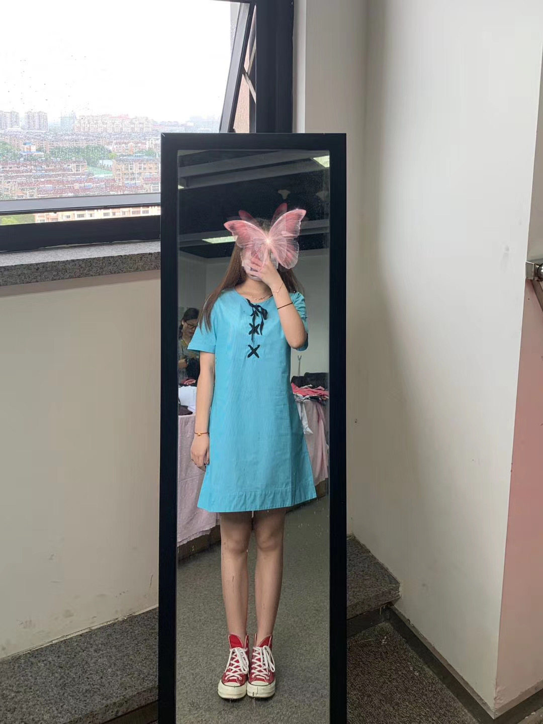 女士中长款全棉连衣裙甜美 包邮