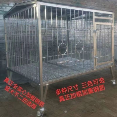 大中型犬狗笼镀锌角钢加粗钢筋狗场专用金毛边牧德牧哈士奇超大号