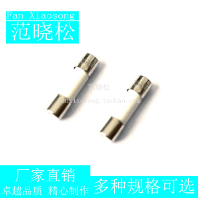 5*20 陶瓷保险丝管5x20mm 250V熔断器 RO54 R054  0.1A-30A 100个
