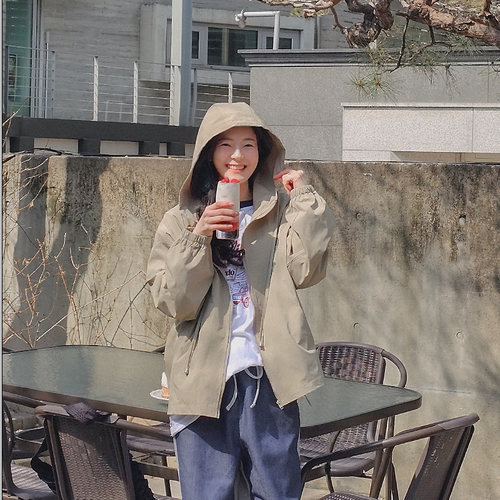 韩国代购大码女装2026靓丽夏装新款连帽拉链宽松插兜休闲薄外套特