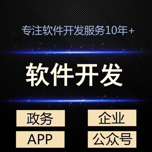 代软件开发服务制作微信小程序APP开发定制作公众号商城管理系统