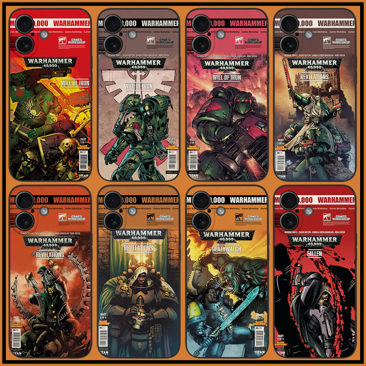 战锤40K手机壳ip17promax星际战士16plus游戏iqoo13荷鲁斯战团S25全包边Pura70硅胶软壳mate70 K80米15