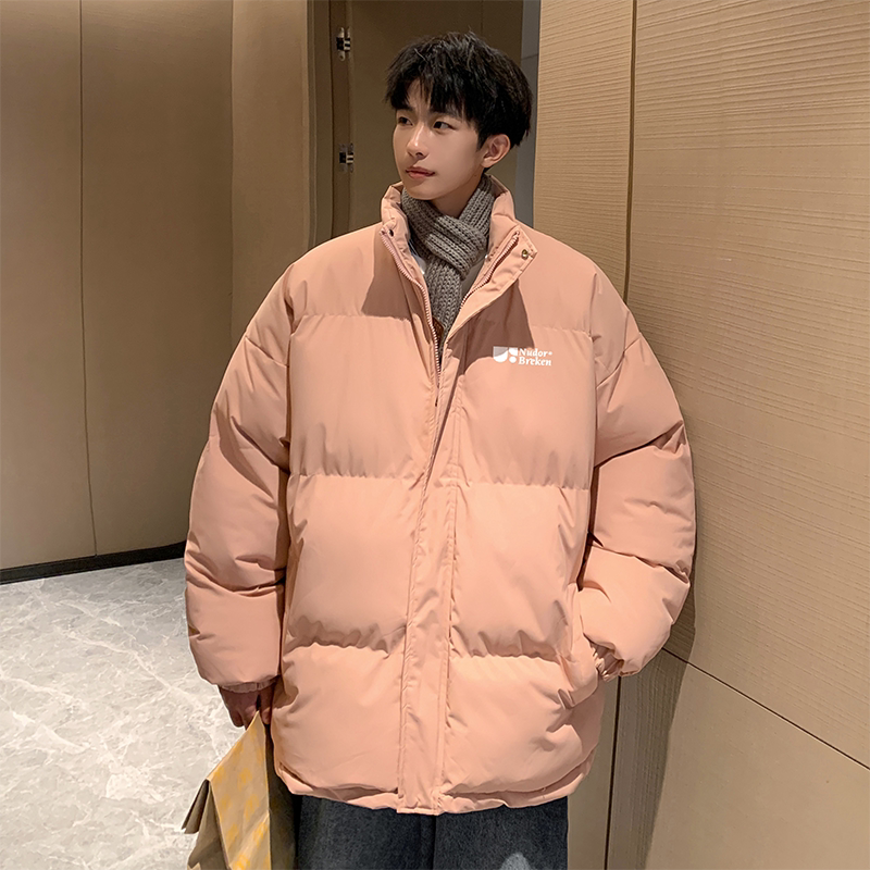 港风直播抖音高品质宽松男面包服羽绒棉棉衣外套M1057P90,男装棉衣,电商C408-1(原B339-1)
