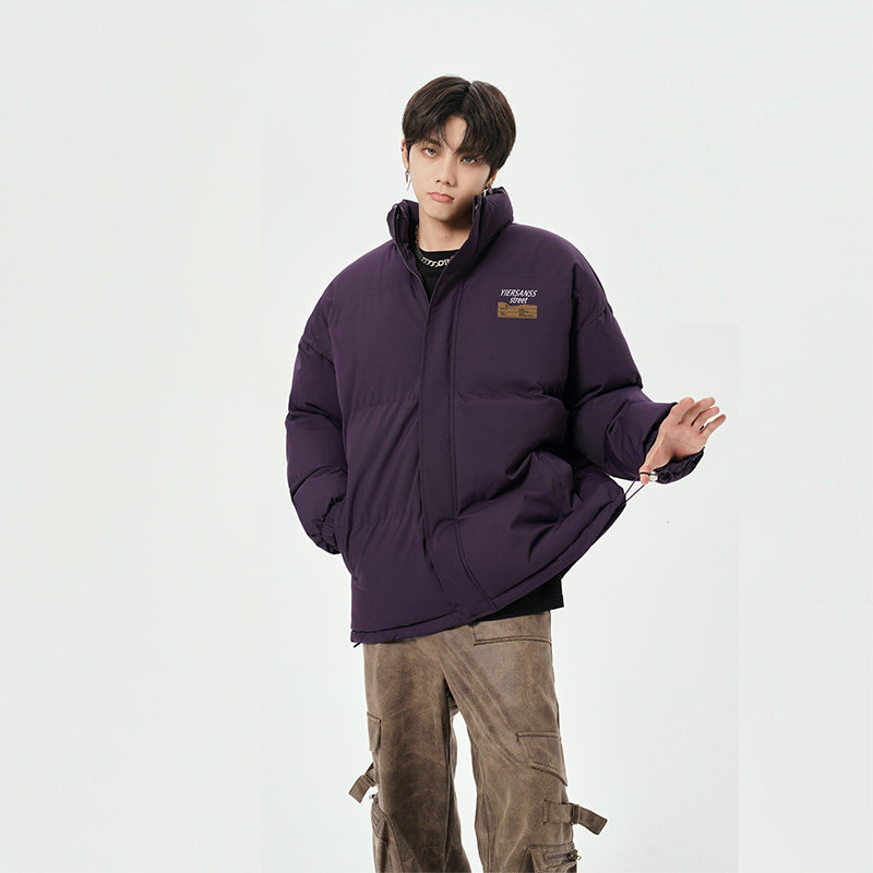 已注册日系抖音直播高品质宽松男面包服羽绒棉棉衣外套M1051P90,男装棉衣,电商C408-1(原B339-1)