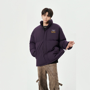 已注册日系抖音直播高品质宽松男面包服羽绒棉棉衣外套M1051P90图片