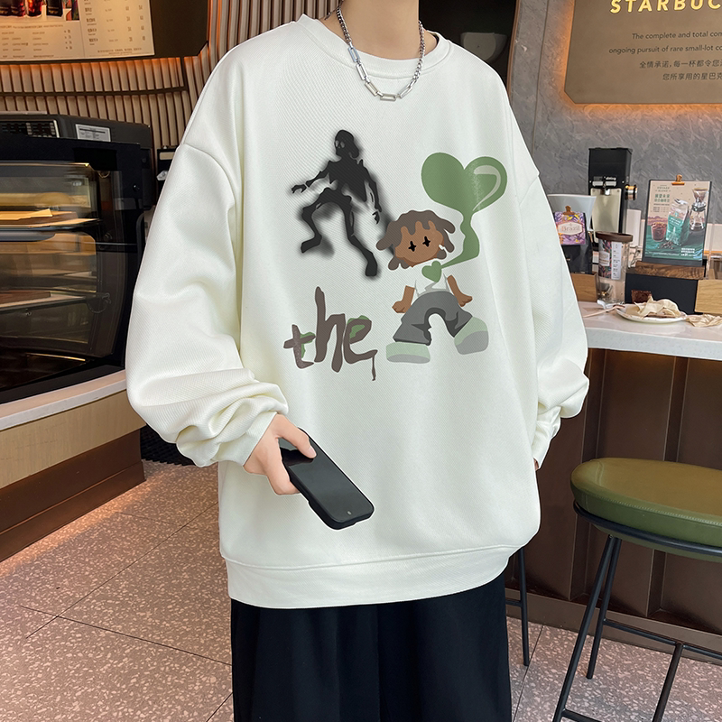 已注册供抖音直播高品质重磅菠萝格宽松男卫衣W2034P45控68,男装卫衣,电商C408-1(原B339-1)